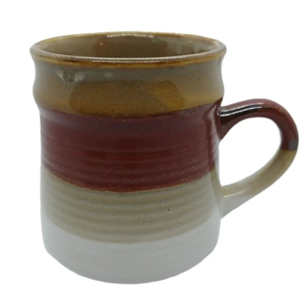 Vintage  Coffee/Tea Mug, 4 Shades of Brown, 1970s